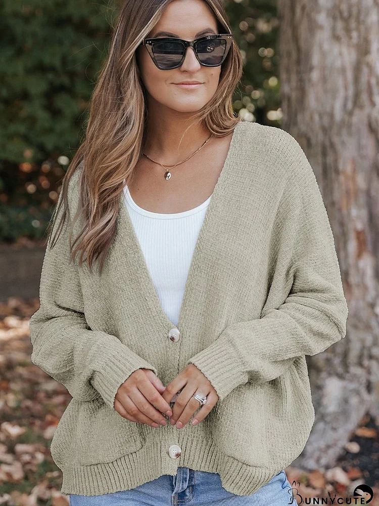 Oversized Viscose Cardigan