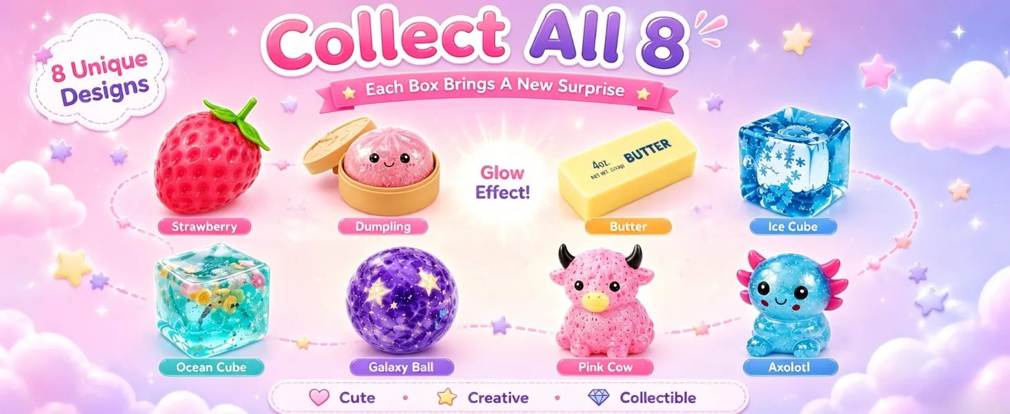 Squishy Box Mystery Fun Set Pack