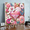 (Pre-Framed)Good Morning-Special Shape Diamond Painting Kit(25x25cm)