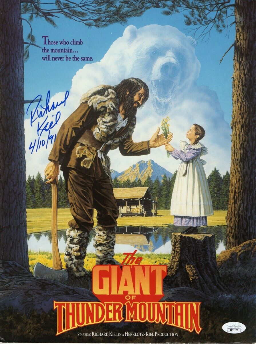 Richard Kiel Signed Autographed Program Giant of Thunder Mountain JSA RR32177