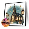 Kirche - speziell geformtes Diamantgemälde - 30*30cm