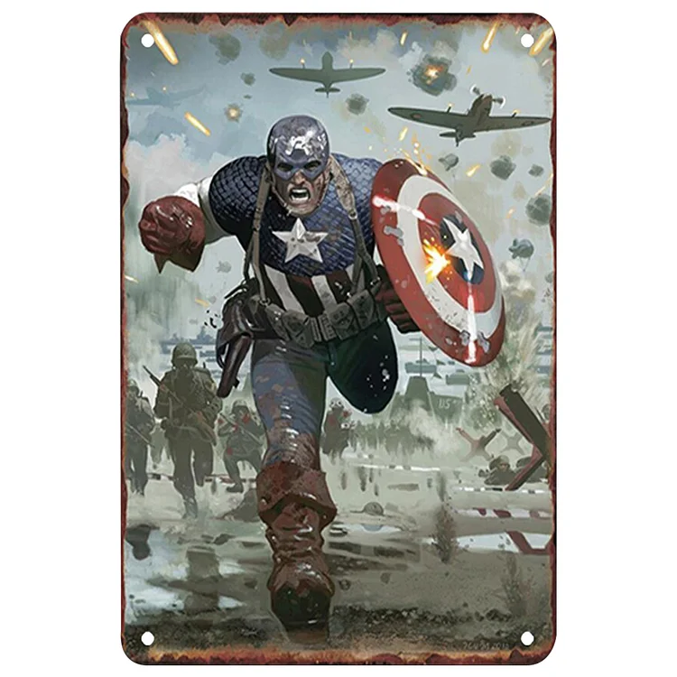 Captain America - Vintage Tin Signs - Film And Television Series - 8*12inches