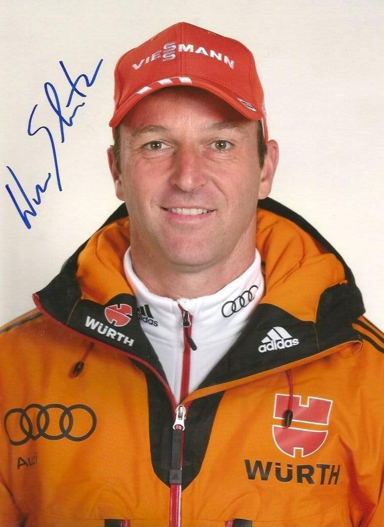 SKI JUMPING COACH Werner Schuster autograph, IP signed Photo Poster painting