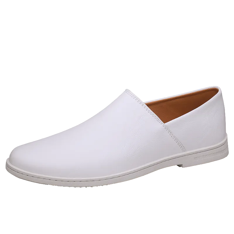 Genuine Leather Men Casual Shoes Luxury Brand Italian Mens Loafers Breathable Driving Shoes Summer Men Moccasins Plus Size 38-46