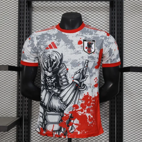2024 Player Version Japan Special Edition Grey and red Football Shirt 1:1 Thai Quality