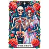 (40*60cm)Skull Tarot - Full Round Drill Diamond Painting
