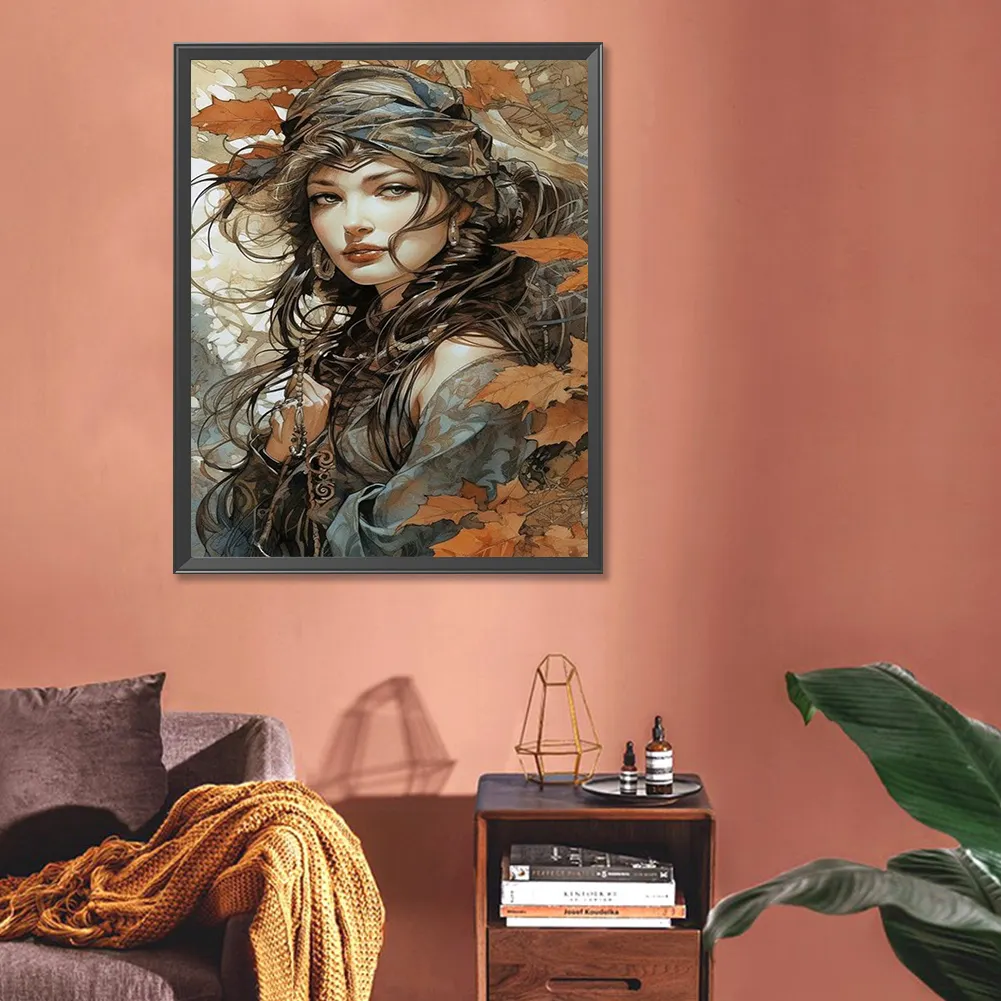 Full Round Diamond Painting 40*50cm - Girl