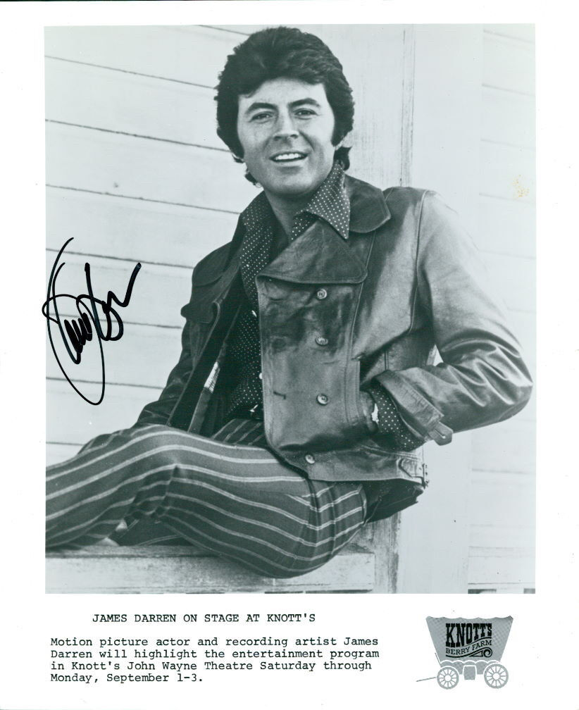 James Darren signed 8x10 Photo Poster painting COA