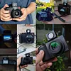 CNC All Metal Waist Level Optical Viewfinder, High Transmittance Glass 28/35/40/50mm Full Frame Frameline Finder with Foldable Sun Hood for Ricoh GR Leica M Fujifilm Street Camera