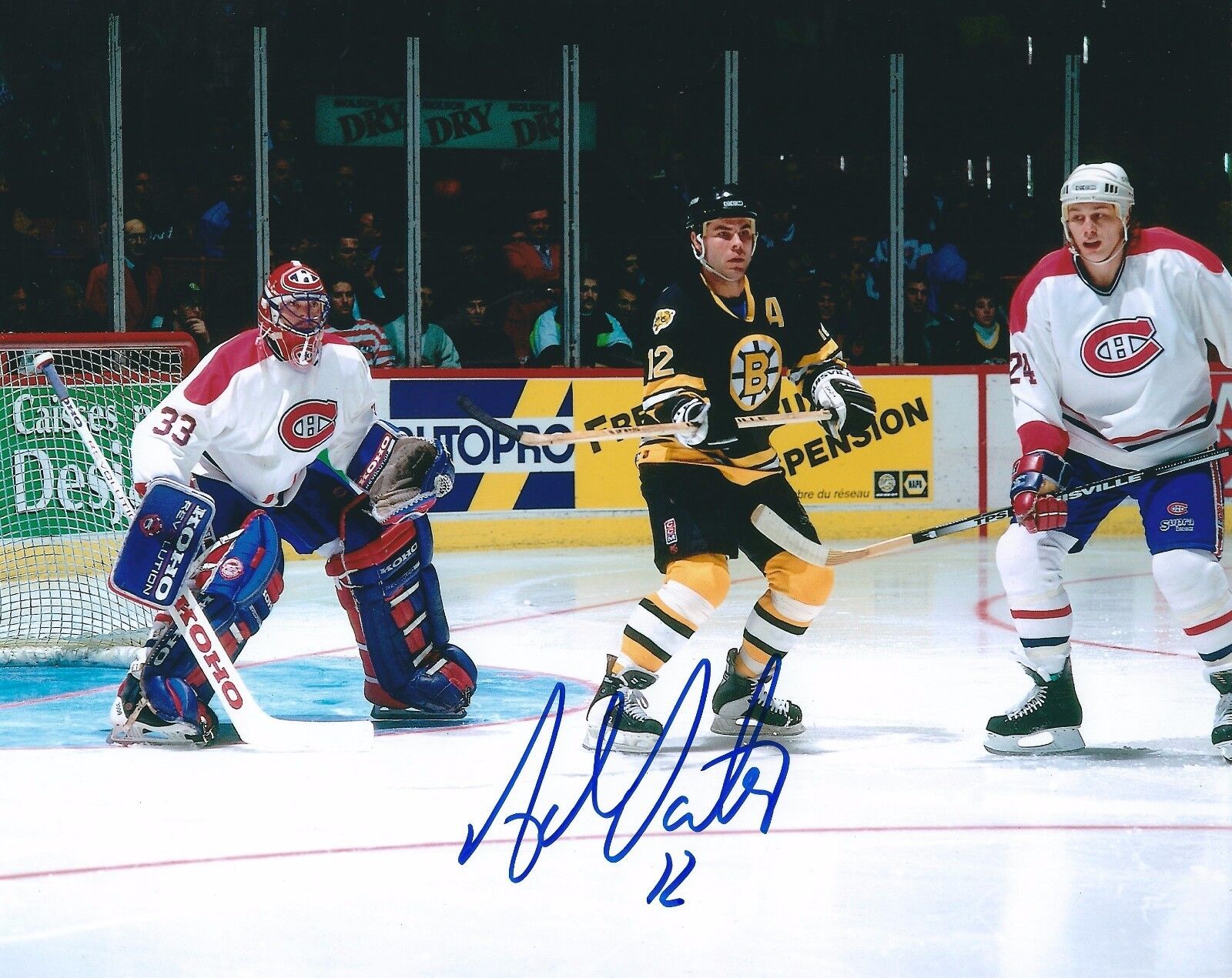 Autographed 8x10 Adam Oates Boston Bruins Photo Poster painting - COA