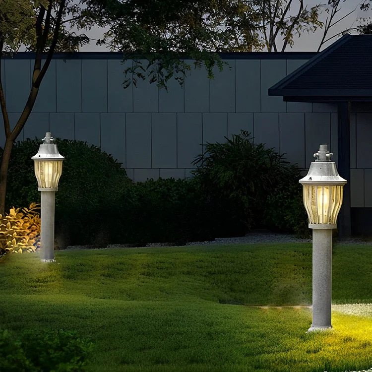 Retro Aluminum Waterproof Modern Outdoor Lights Lawn Lamp Pathway Light - Appledas