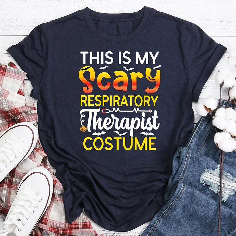 This Is My Scary Respiratory Therapist Costume T-shirt Tee -07104-Annaletters