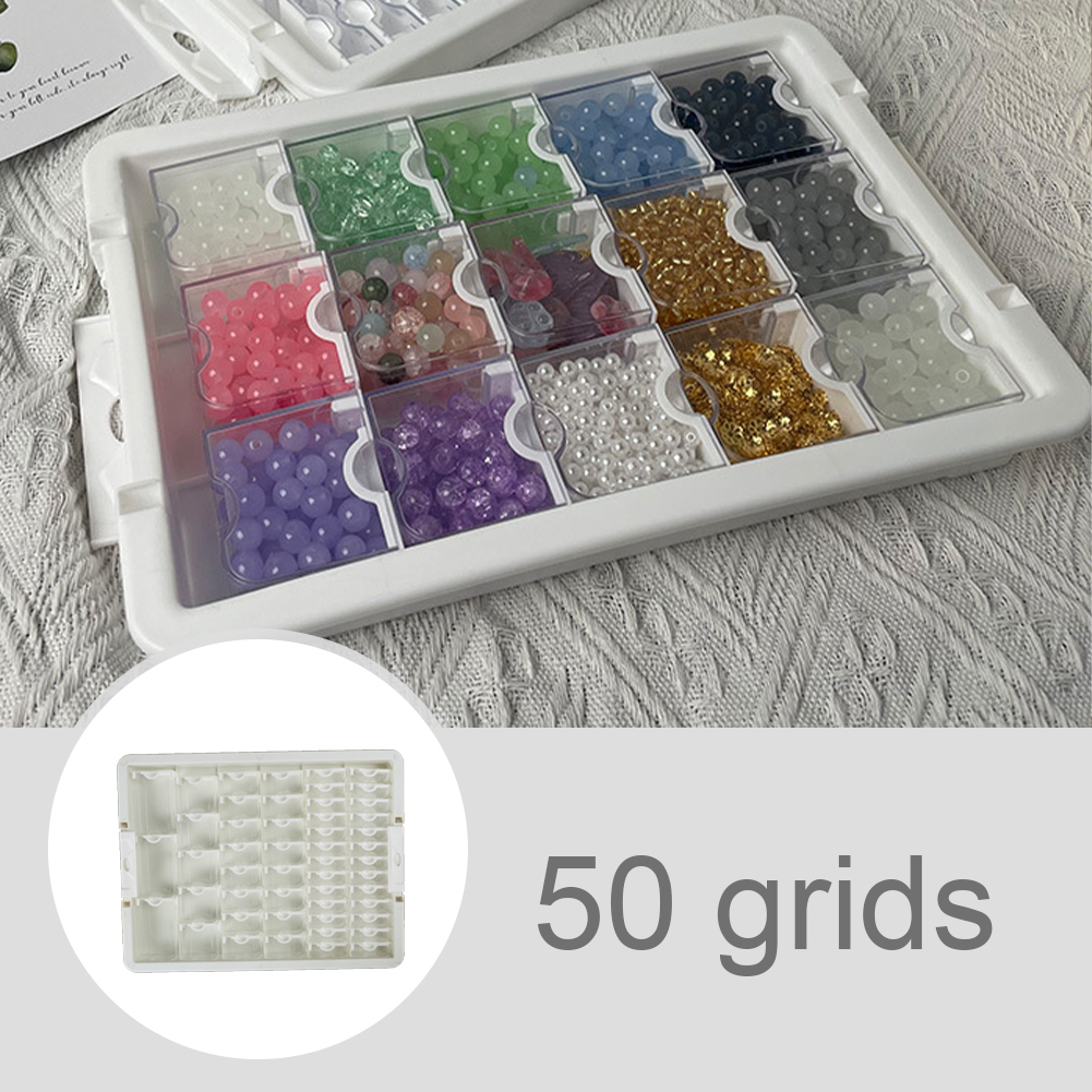 50 Grids Diamond Painting Bead Storage Container