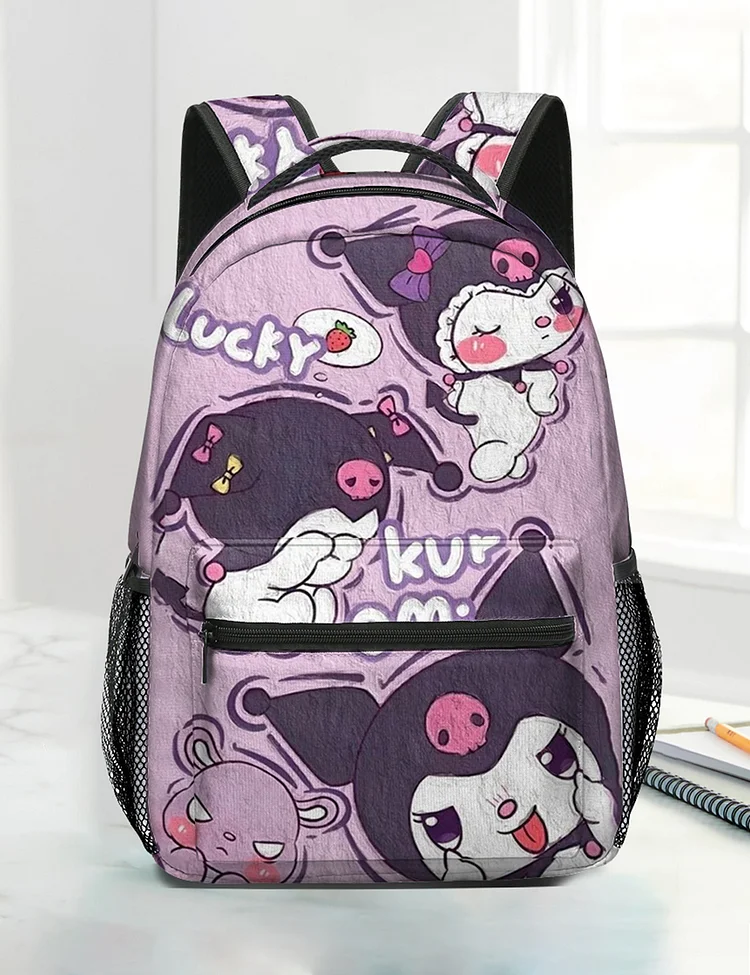 Kuromi Characters Backpack School Bag