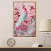 Diamond Painting -DIY Round Dril Pink Peafowl