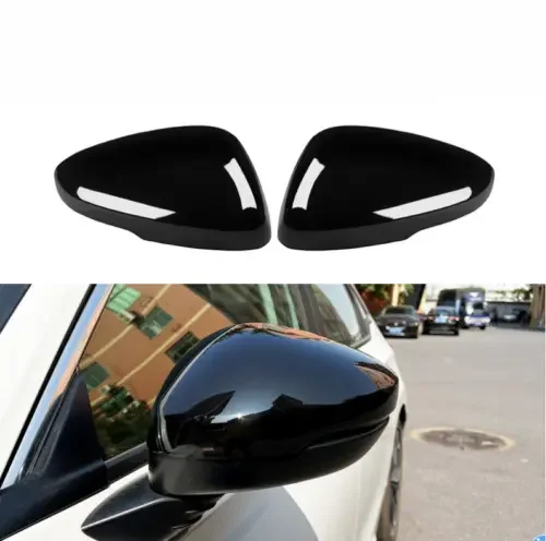 Dronehint For 2023+ Acura Integra Glossy black ABS Side Rearview Mirror Cap Cover Trim 2x (For: Acura) Parts