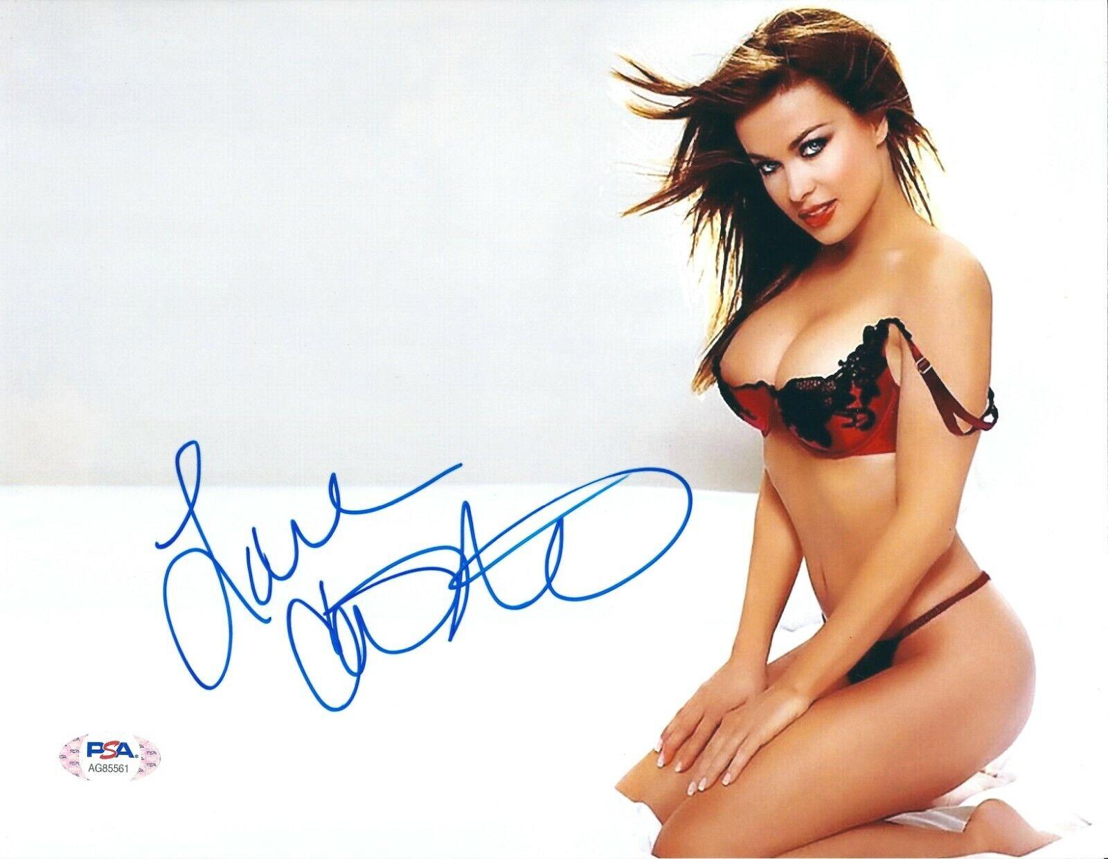 Carmen Electra Signed 8.5x11 Photo Poster painting *Model PSA AG85561