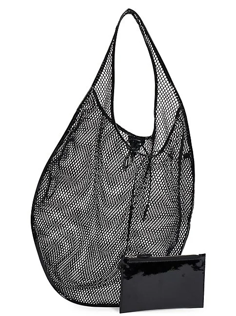 Ala&iuml;a Extra Large Mesh Shopper Tote Bag