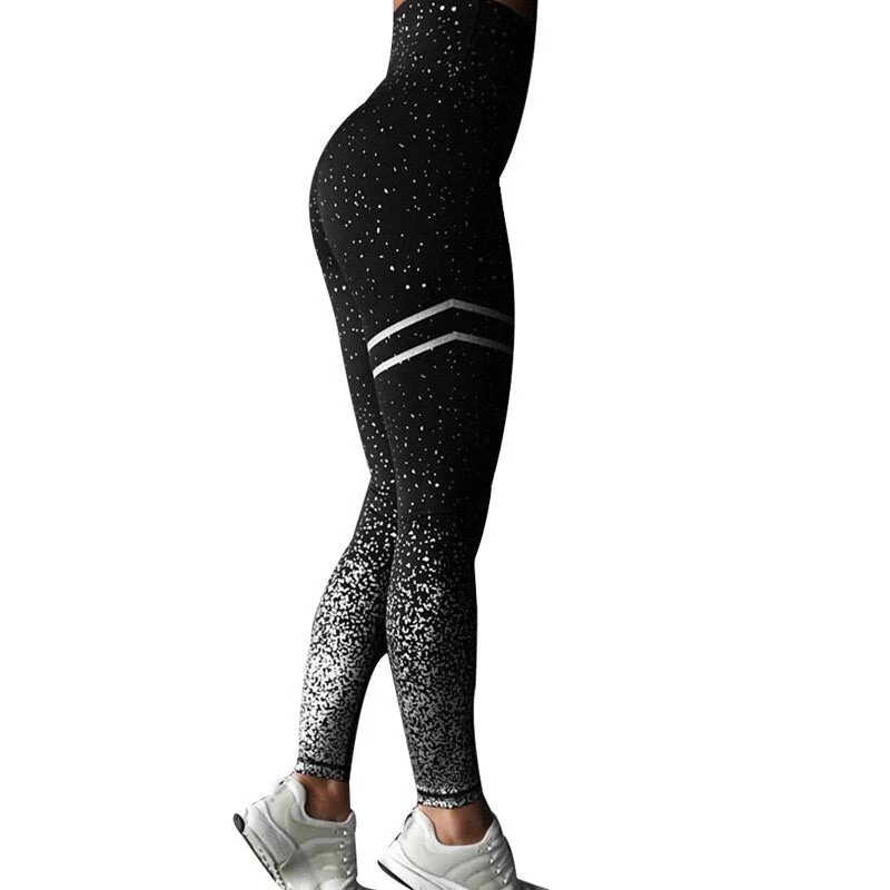 Women Bronzing Leggings Push Up High Waist Fitness Leggins Mujer Casual Workout Sporty Legging Jeggings