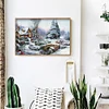 Snow Scene-11CT Stamped Cross Stitch 30*50cm
