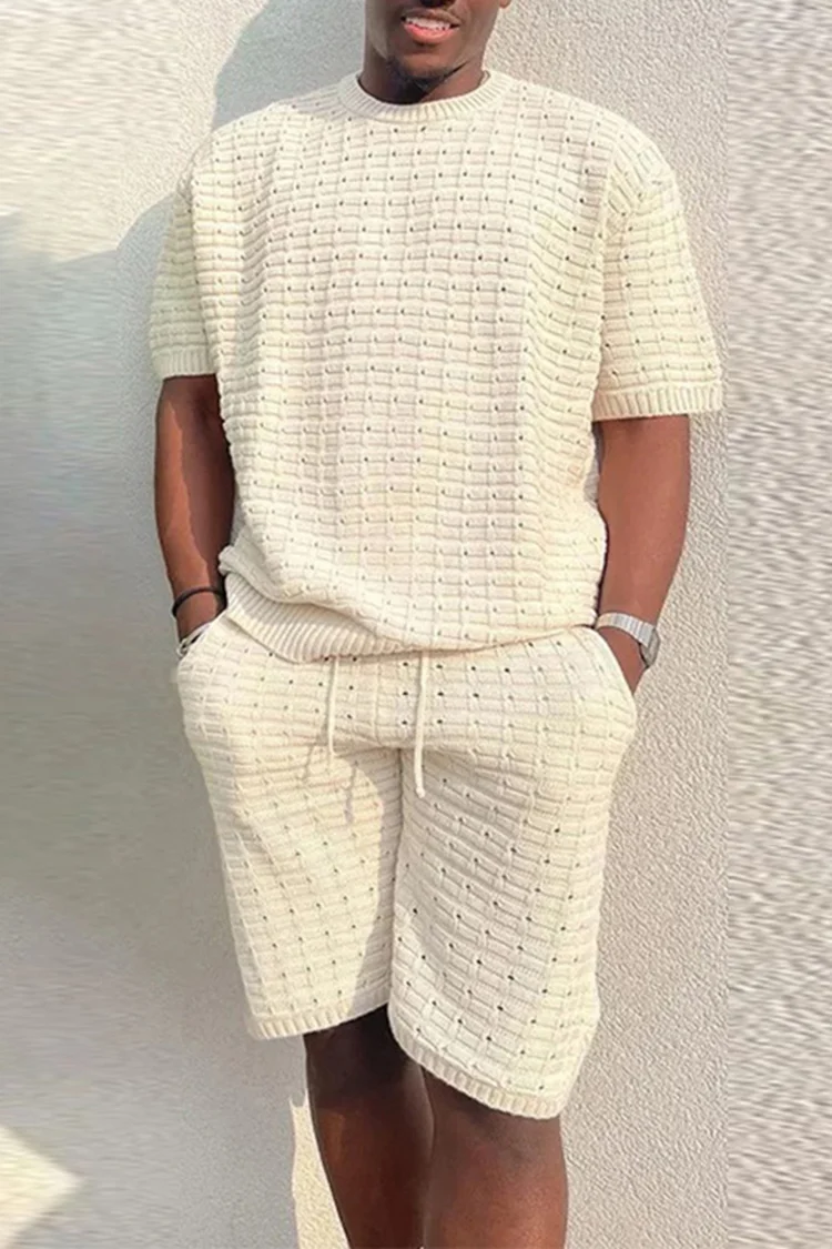 Casual Fashion T-Shirt And Shorts Two-Piece Set