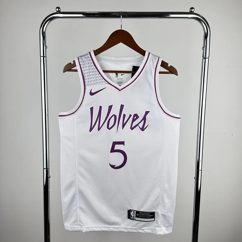 Maillot Minnesota Timberwolves 5 EDWARDS NBA Basket Maillot De Fou, site maillot de foot pas cher