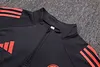 Joyfball 2025/2026 Bayern Munich Half-Pull Training Suit Dark Grey Football Shirt 1:1 Thai Quality