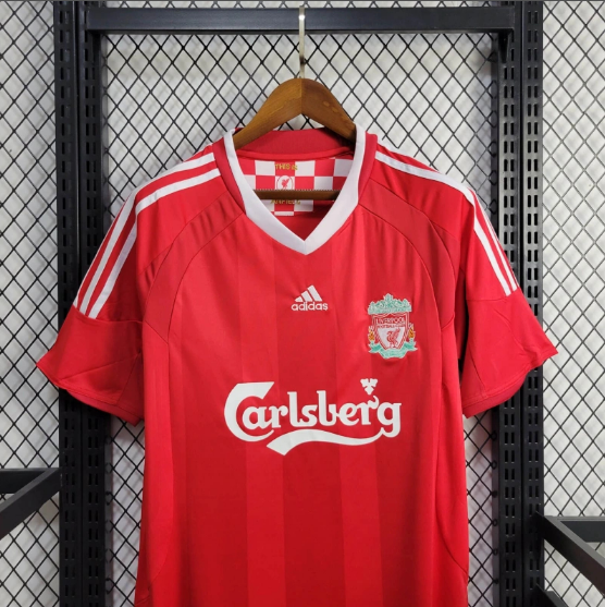 Retro 08/09 Liverpool Champions League Home Football Shirt Thai Quality
