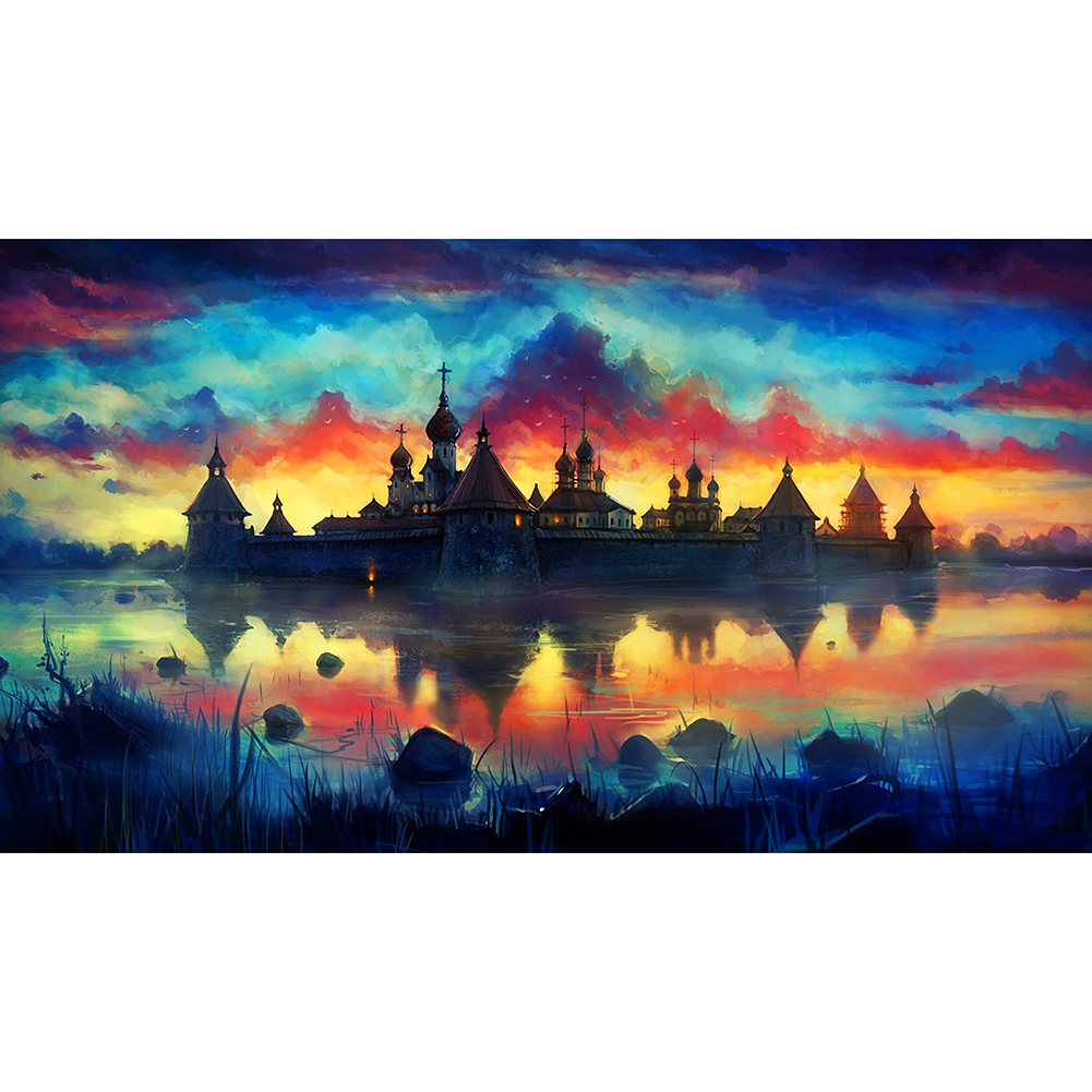 

Sunset Castle - 1000 Pieces Jigsaw Puzzle, 501 Original