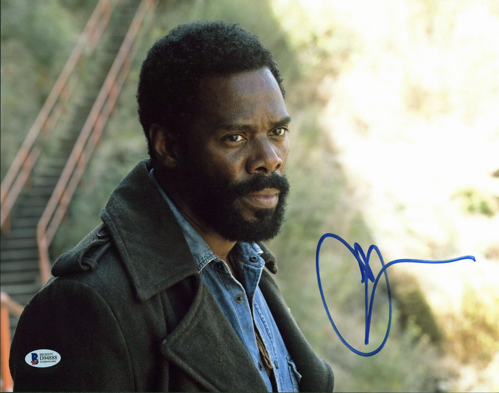 Chad Coleman The Walking Dead Authentic Signed 11x14 Photo Poster painting BAS #D94888