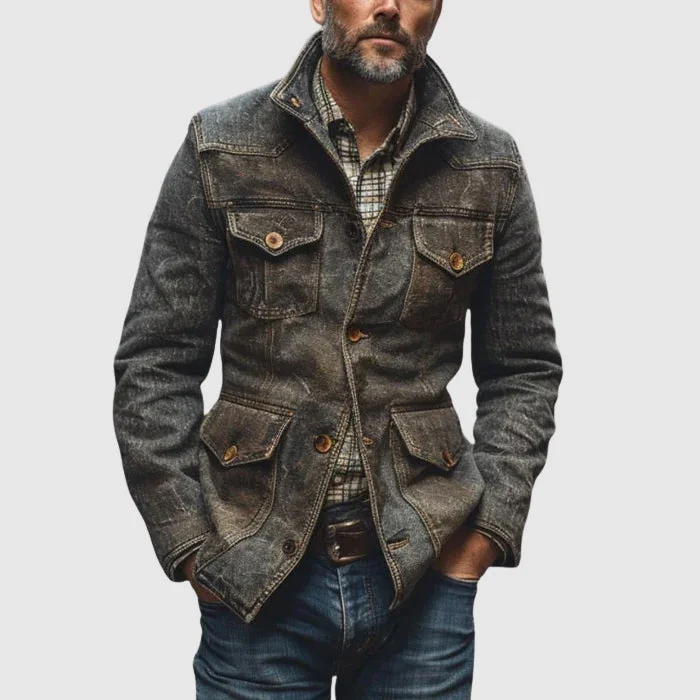 Roberto Russo Rustic Denim Jacket QueenFunky