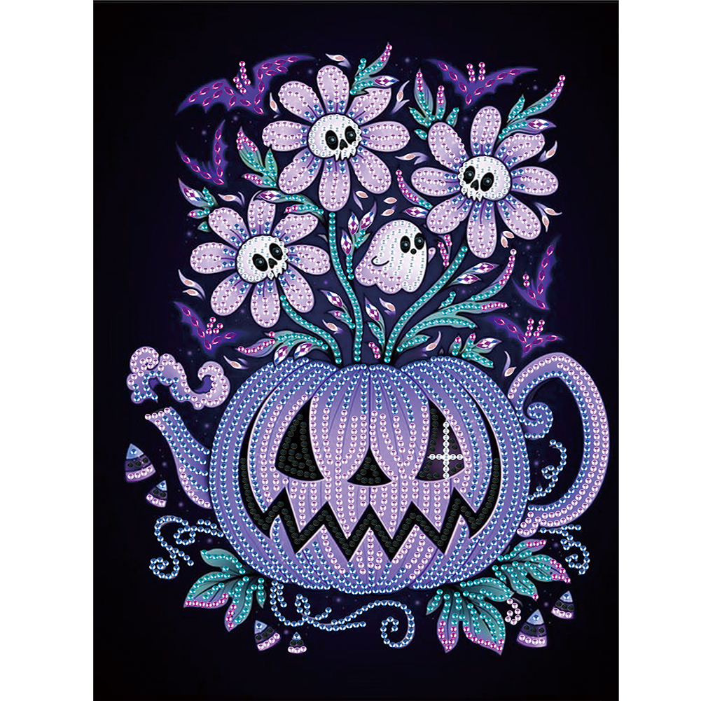 Partial Special Shaped Diamond Painting Spectral Language（30*40）