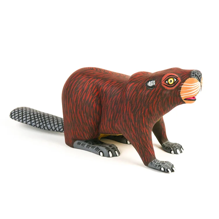 Beaver - Oaxacan Alebrije Wood Carving - Eleazar Morales