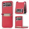 Luxury Card Holder Drop Protection Folio Cover For Samsung Galaxy Z Flip 3 5G