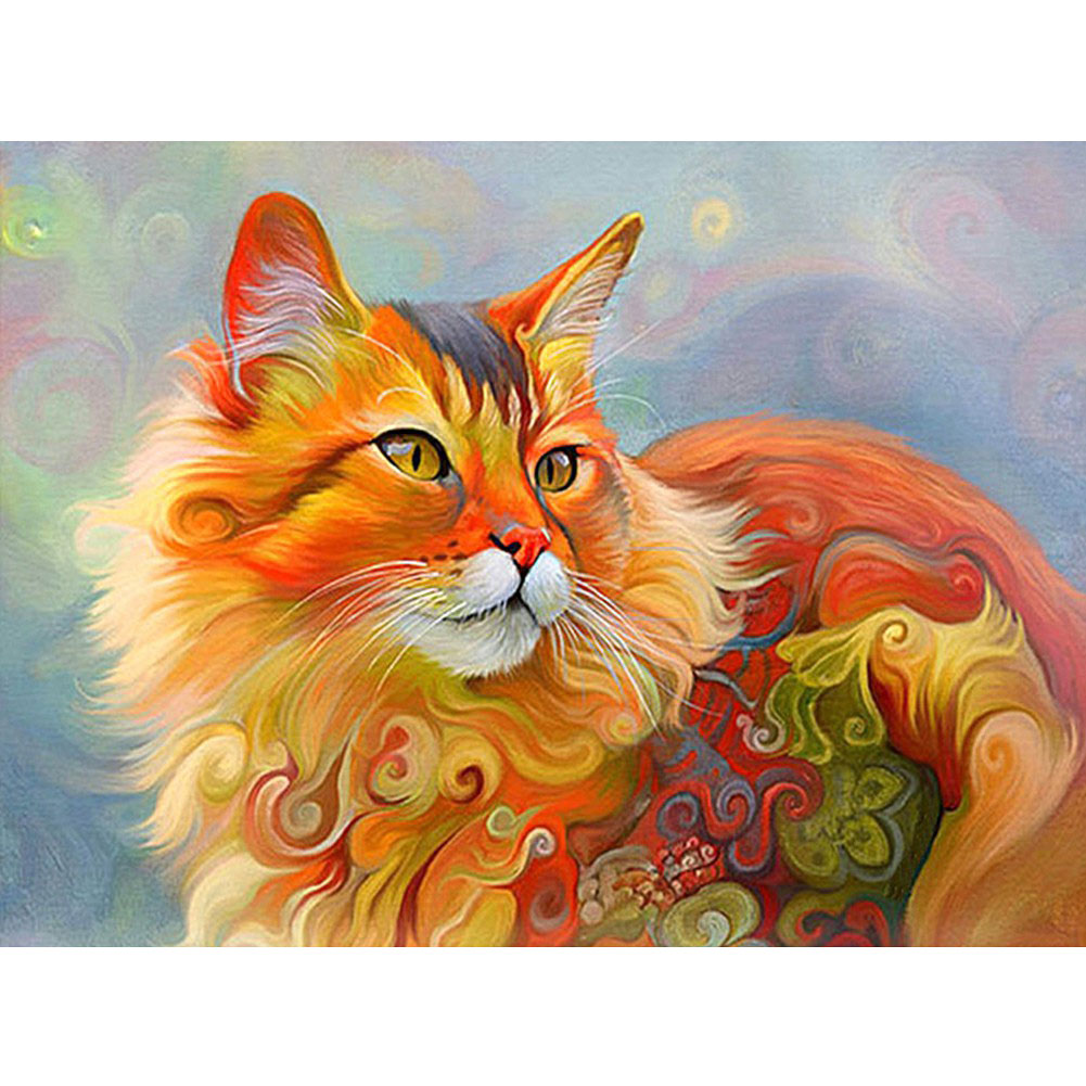 

Artistic Persian Cat - Square Drill Diamond Painting - 50*40CM, 501 Original