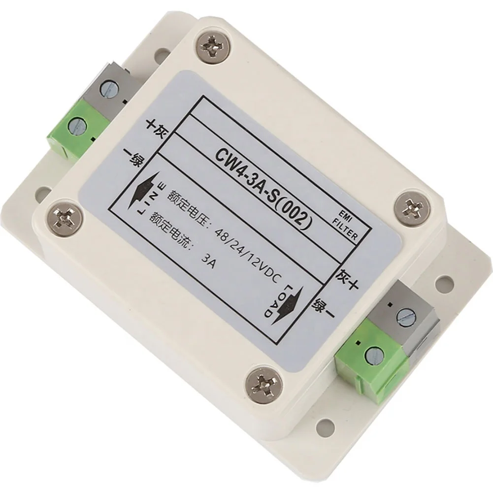 12V 24V 36V 48V DC Power Supply Filter Terminal Block DC Line Filter Waterproof EMI Filter for Electronic Equipment