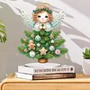 DIY Christmas Tree Angel Diamond Painting Single-sided Acrylic Desktop Ornaments
