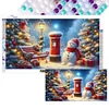 (70*40cm)Christmas Snowman - Full Round Drill Diamond Painting