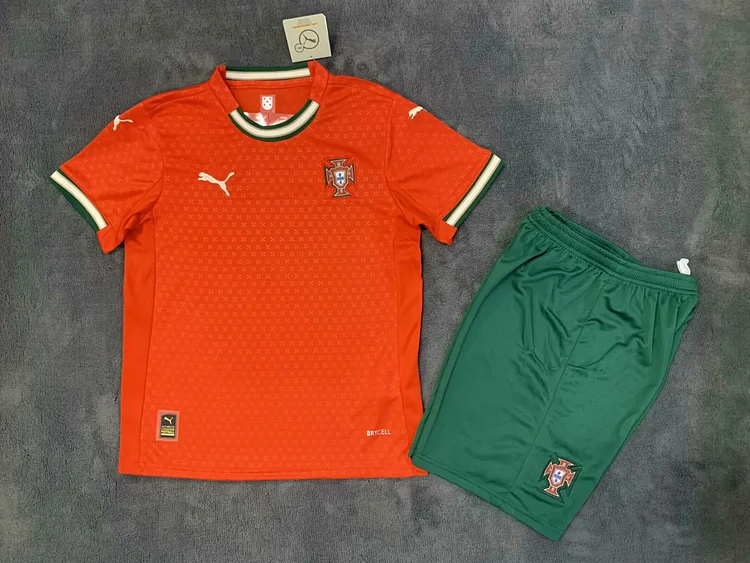 2025-26-Portugal Home-Jersey-Children's Kit