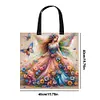 Butterfly Fairy-11CT DIY Stamped Cross Stitch Shopping Bag 40*40cm tapestrymarket