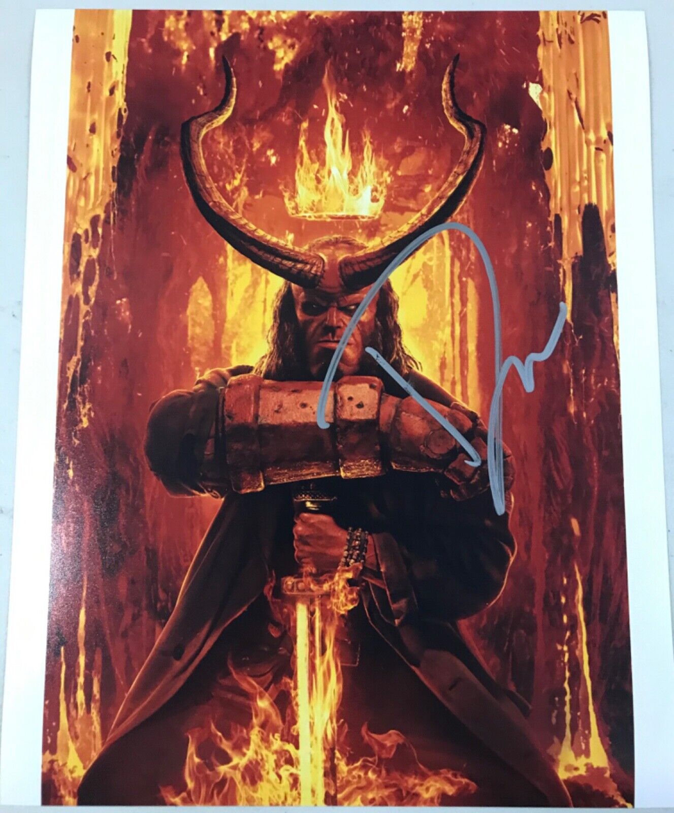 DAVID HARBOUR HELLBOY AUTOGRAPHED Photo Poster painting SIGNED 8X10 #1