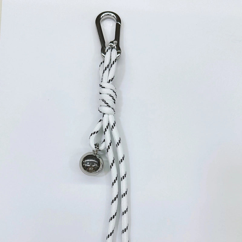 Colorful Woven Lanyard Miu Home Bag Hanging Creative Keychain Ball Pendant Pendant Couple Braided Pendant