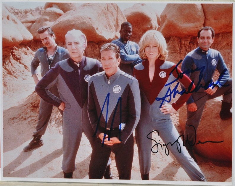 GALAXY QUEST CAST Signed Photo Poster painting X3 Tim Allen, Sigourney Weaver, Tony Shalhoub wcoa