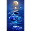 uk.everydayedeals (Limited Stock)Diamond Painting - Full Round - Rose Sailing Boat(40*70cm)