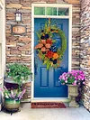 🔥Fall Hot Sale 49% Off🔥Extra Large Fall Pumpkins Wreaths for Front Door-mysite-Adracos