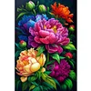 Peony - 11CT Stamped Cross Stitch 40*60cm/15.75*23.62in
