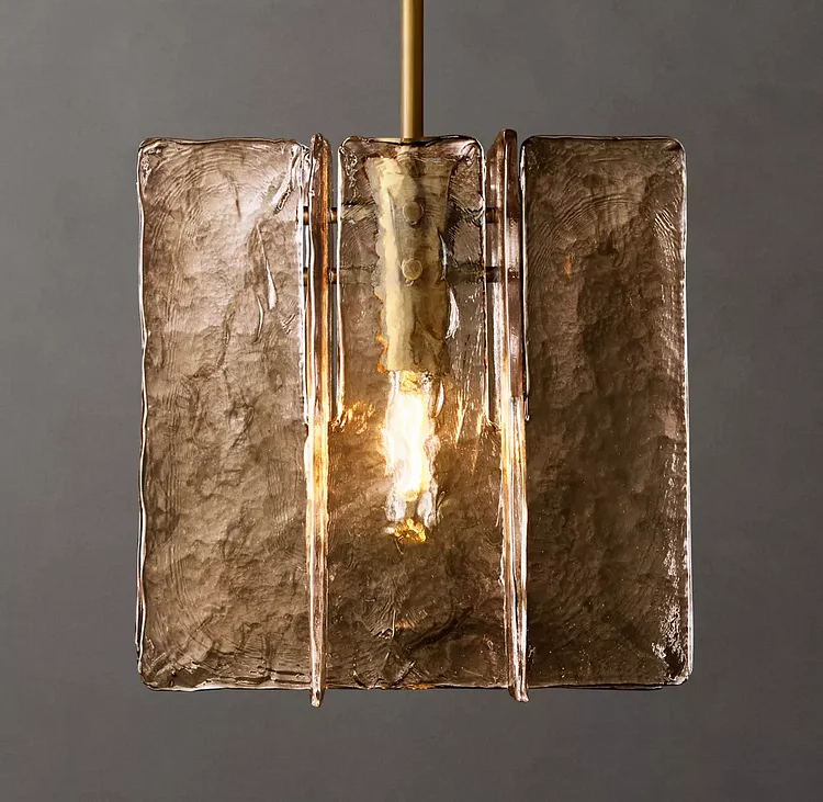 Lattice smoke glass pendant Vjlight