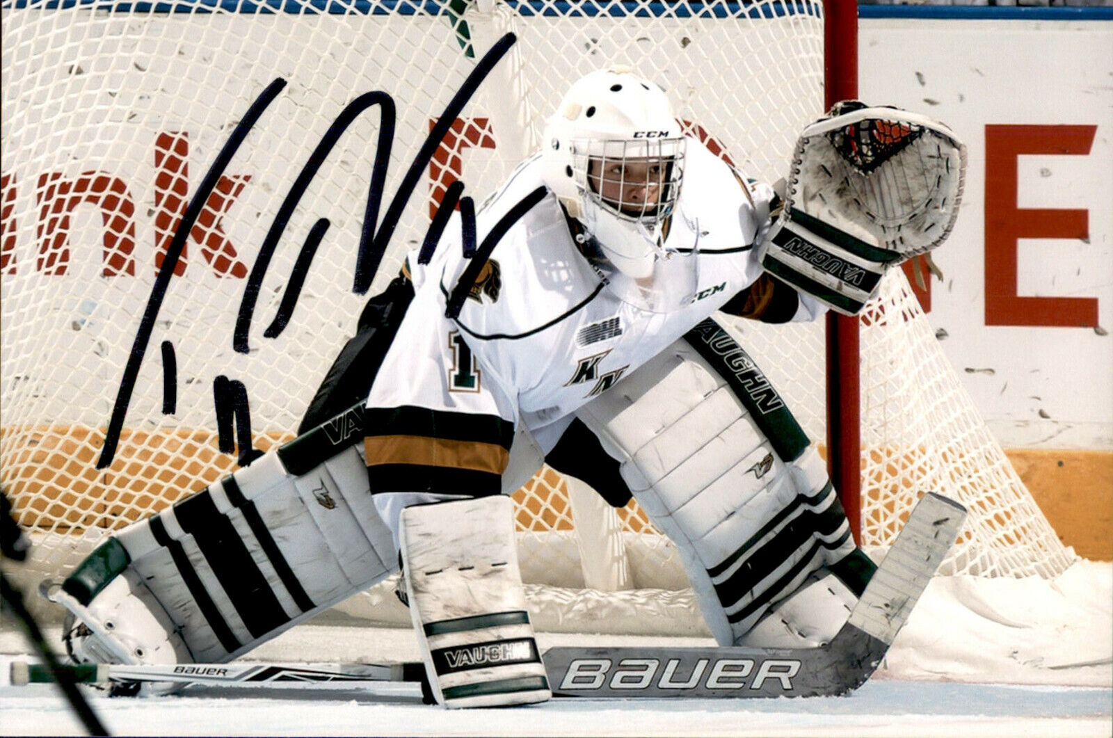 Tyler Parsons SIGNED autographed 4x6 Photo Poster painting LONDON KNIGHTS / CALGARY FLAMES #4