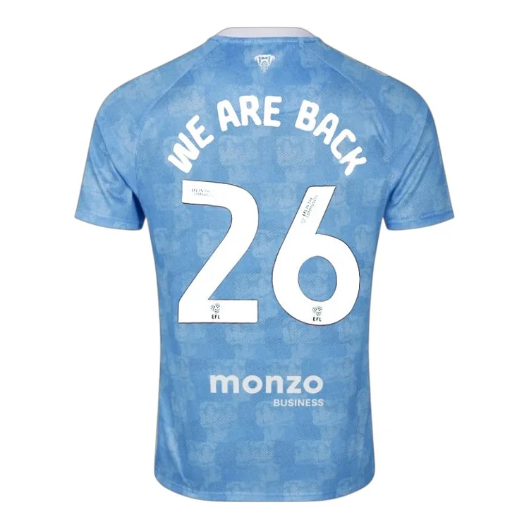 【S~4XL】Coventry 25/26 Premier League Promotion Home Kit（We Are Back #26）