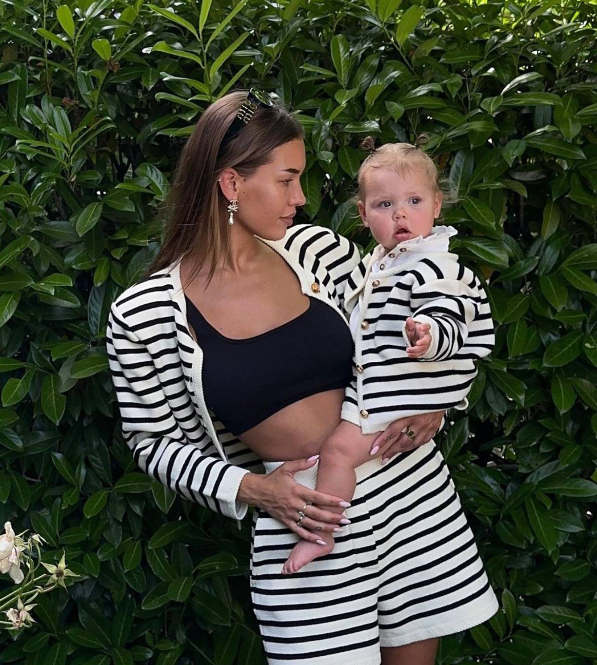 Ootddress Striped Knit 2 Piece-Set Shorts Women Fashion Zebra Printed Cardigan And High Waist Patchwork Shorts Sets Knitwear Outfits
